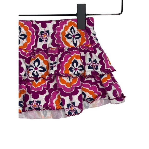 Gymboree Baby Girls Tiered Ruffle Skort 12-18M Boho Purple Pink - Picture 4 of 13